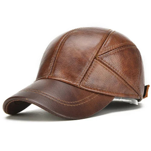 Langston Genuine Leather Cap