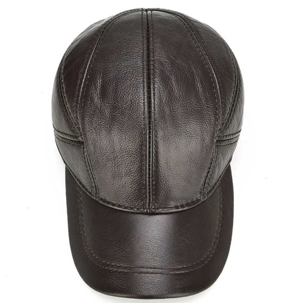 Langston Genuine Leather Cap