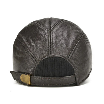 Langston Genuine Leather Cap