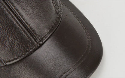 Langston Genuine Leather Cap