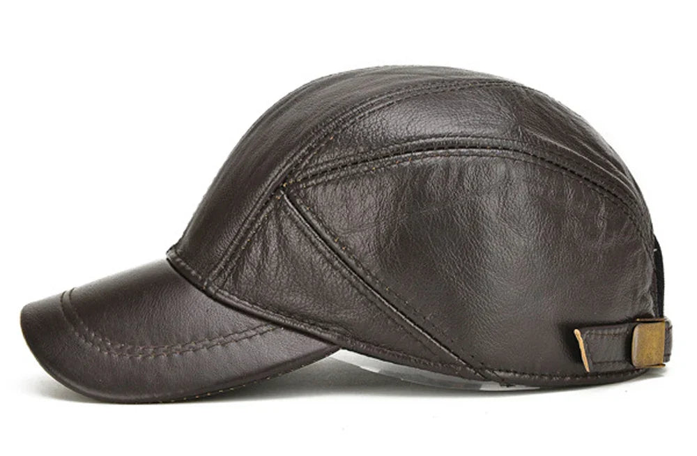 Langston Genuine Leather Cap