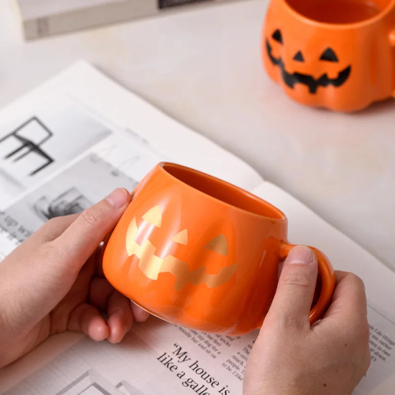 Pumpkin Grin Mugs