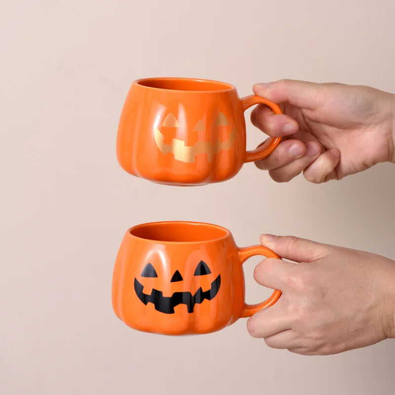 Pumpkin Grin Mugs