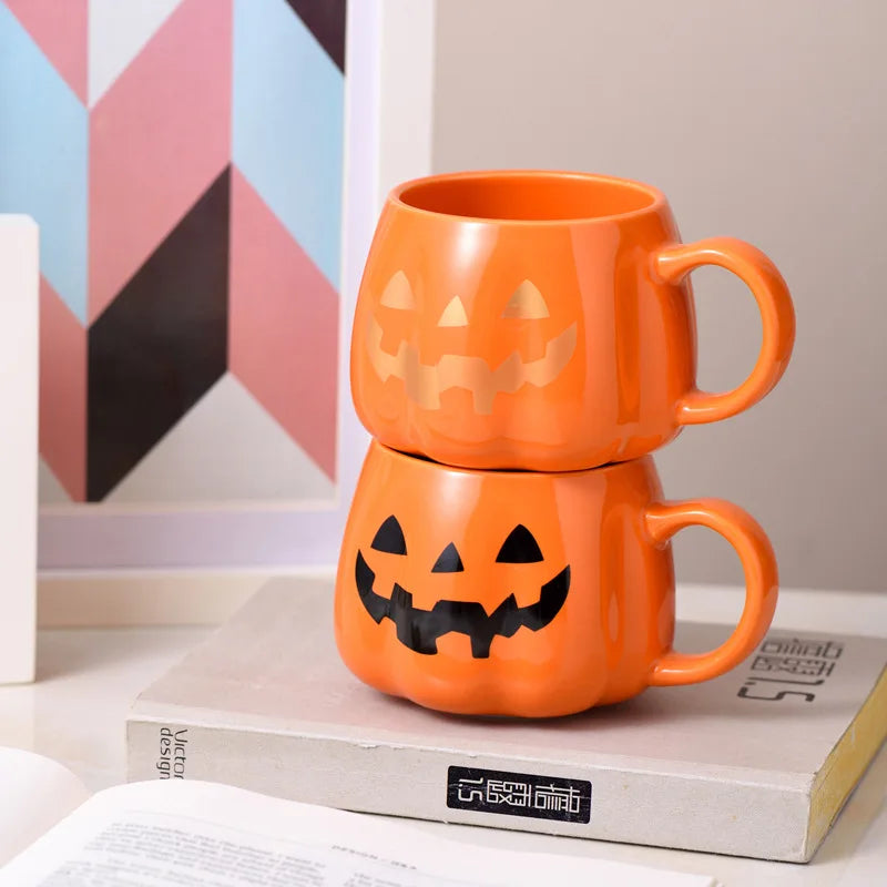 Pumpkin Grin Mugs