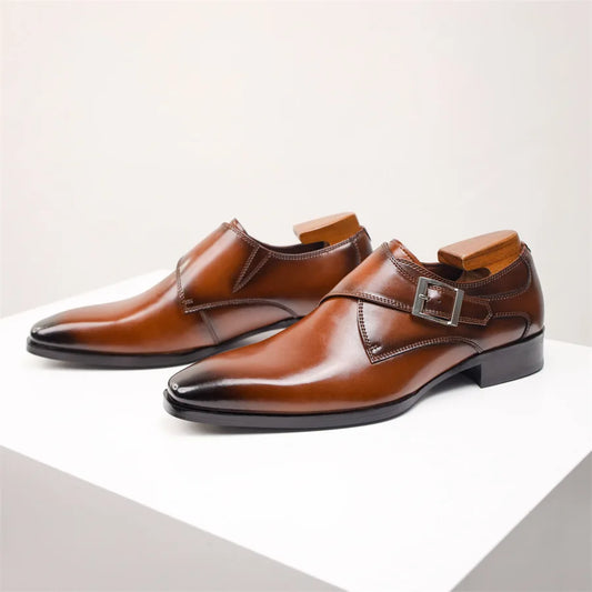 Christian Santoni Leather Dress Shoes