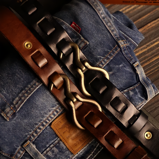 Durango Cowhide Hook Belt