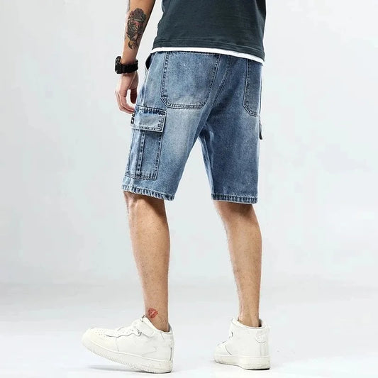 Urban Cross Denim Shorts