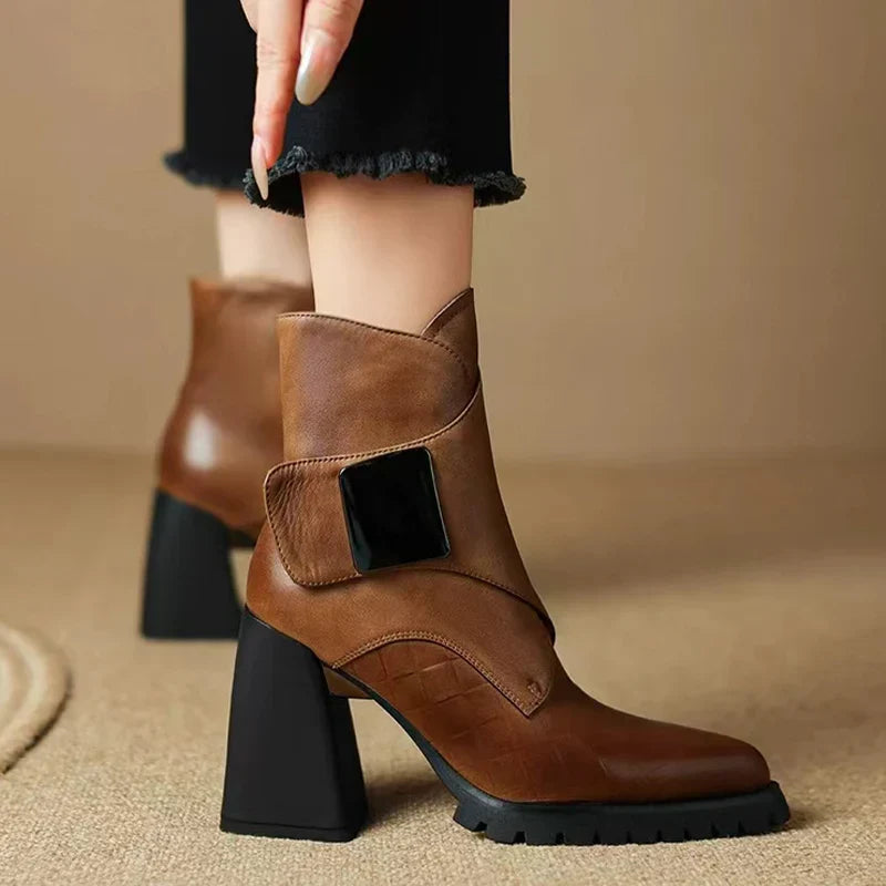 Mileena High Heels Ankle Boots