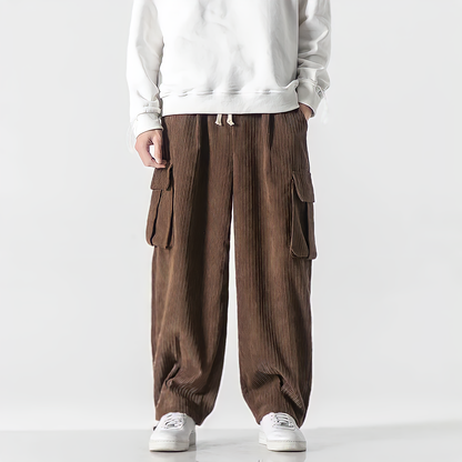 Elveno Relaxed Corduroy Pants