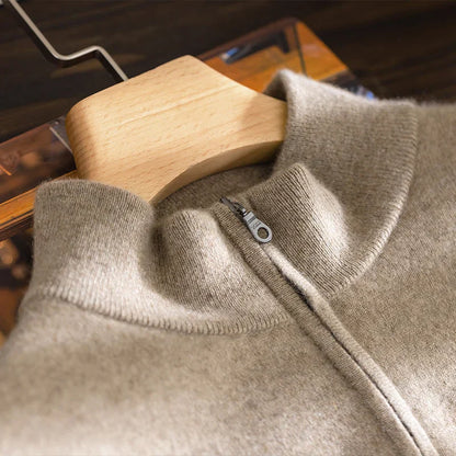 Milano Half Zip Cashmere Sweater