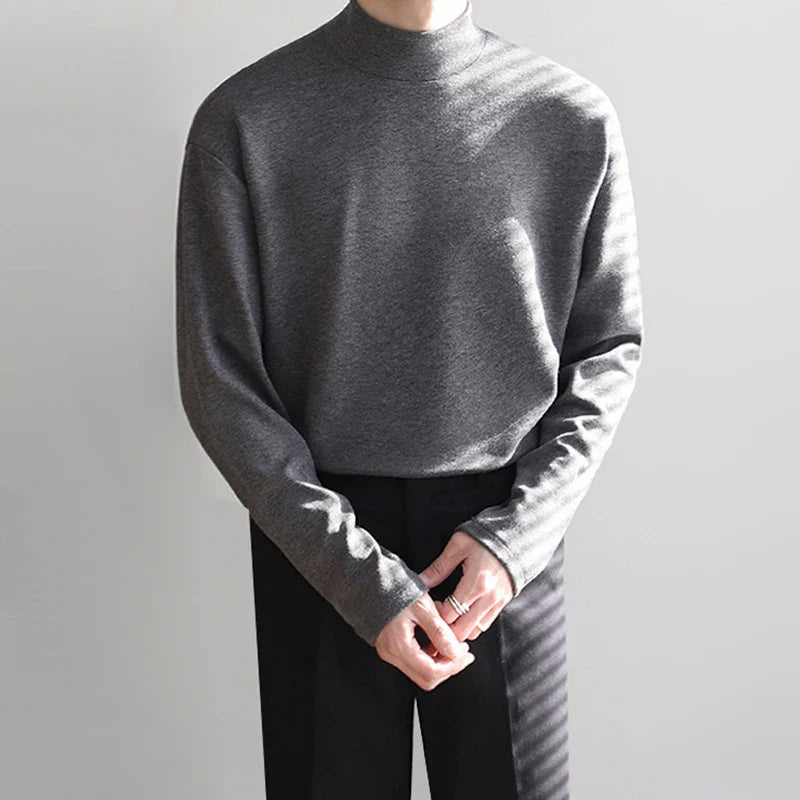 Mateo Albelli Mock Neck Sweater