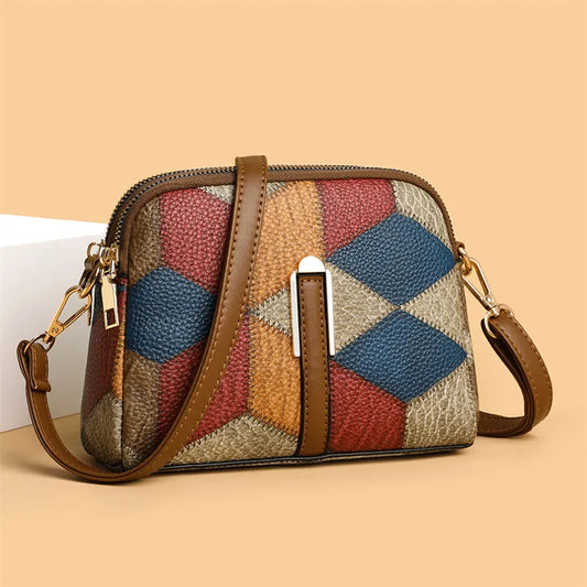 Vintage Patch Shoulder Bag