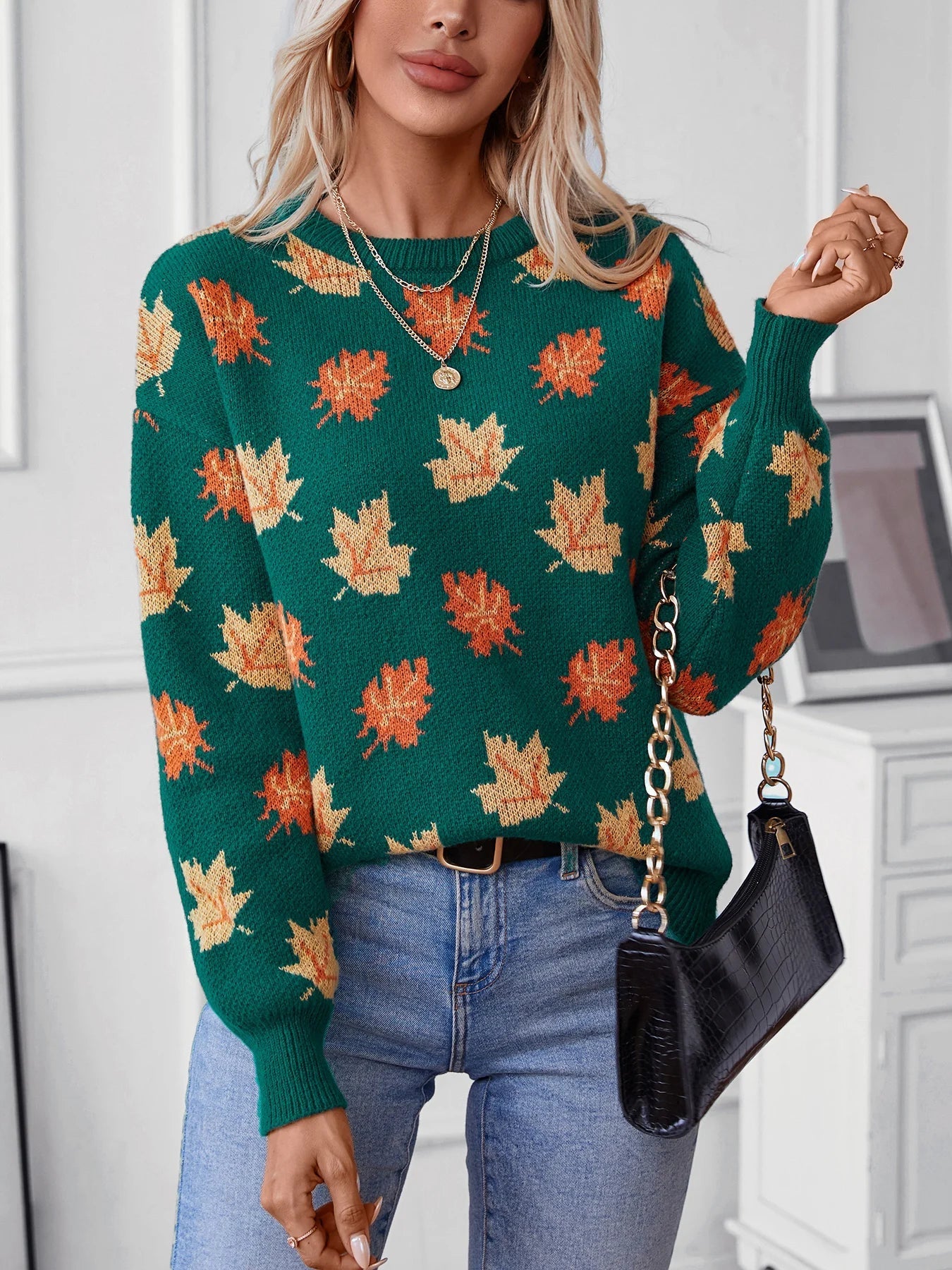 Lucy's Maple Leaf Knit