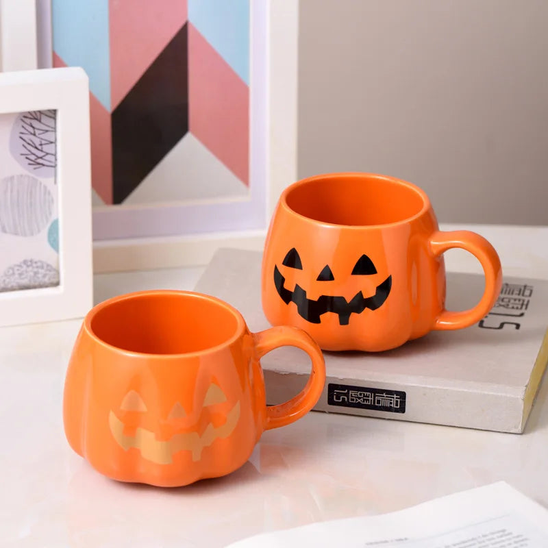 Pumpkin Grin Mugs