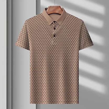 Santoni Ice Silk Polo Shirt