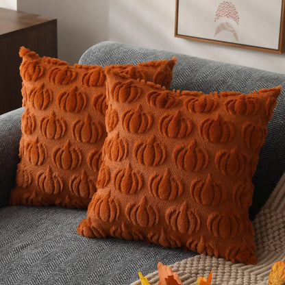 Cozy Pumpkin Pillow Covers