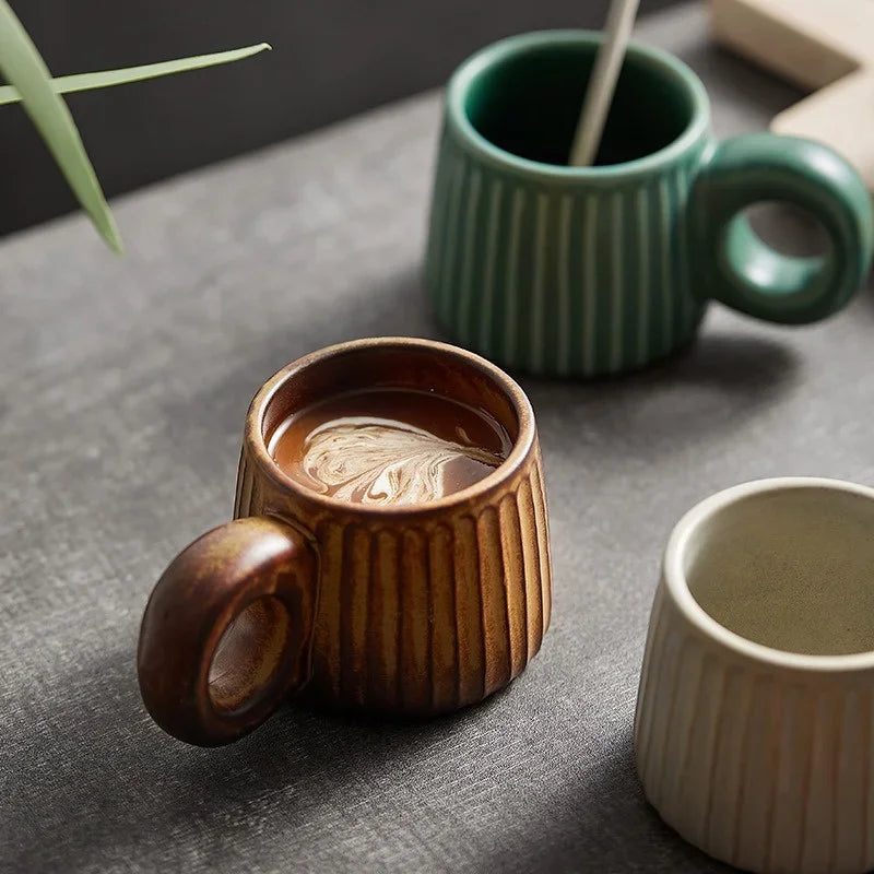 Retro Ridged Cups