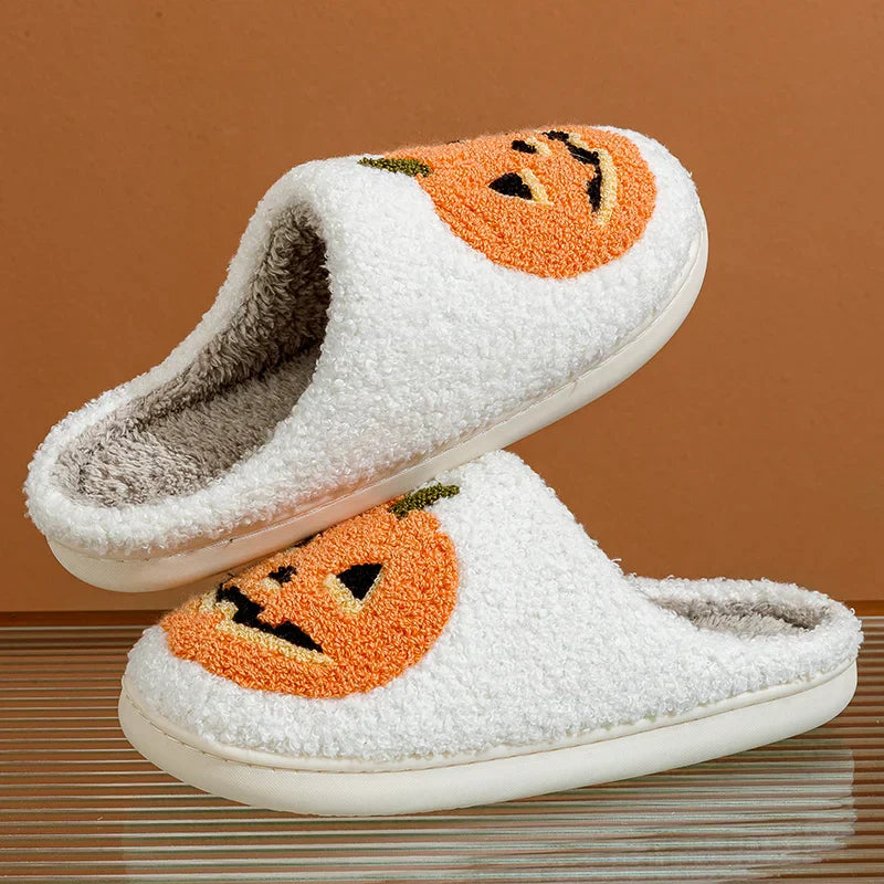 Cozy Pumpkin Slippers