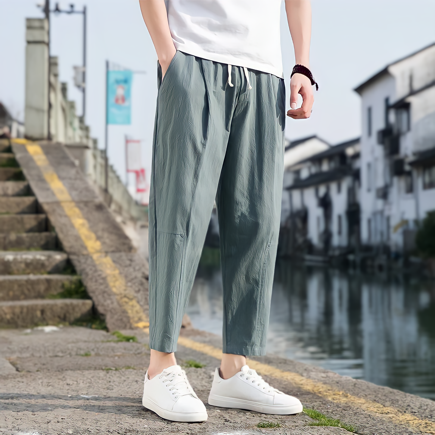 Barbos Men's Linen Pants