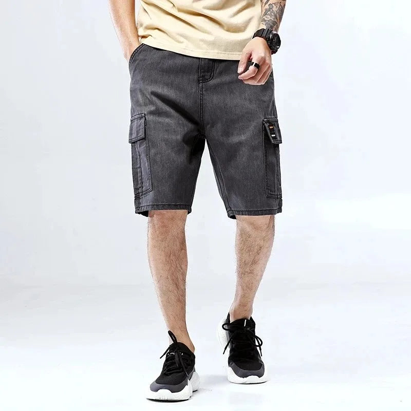 Urban Cross Denim Shorts